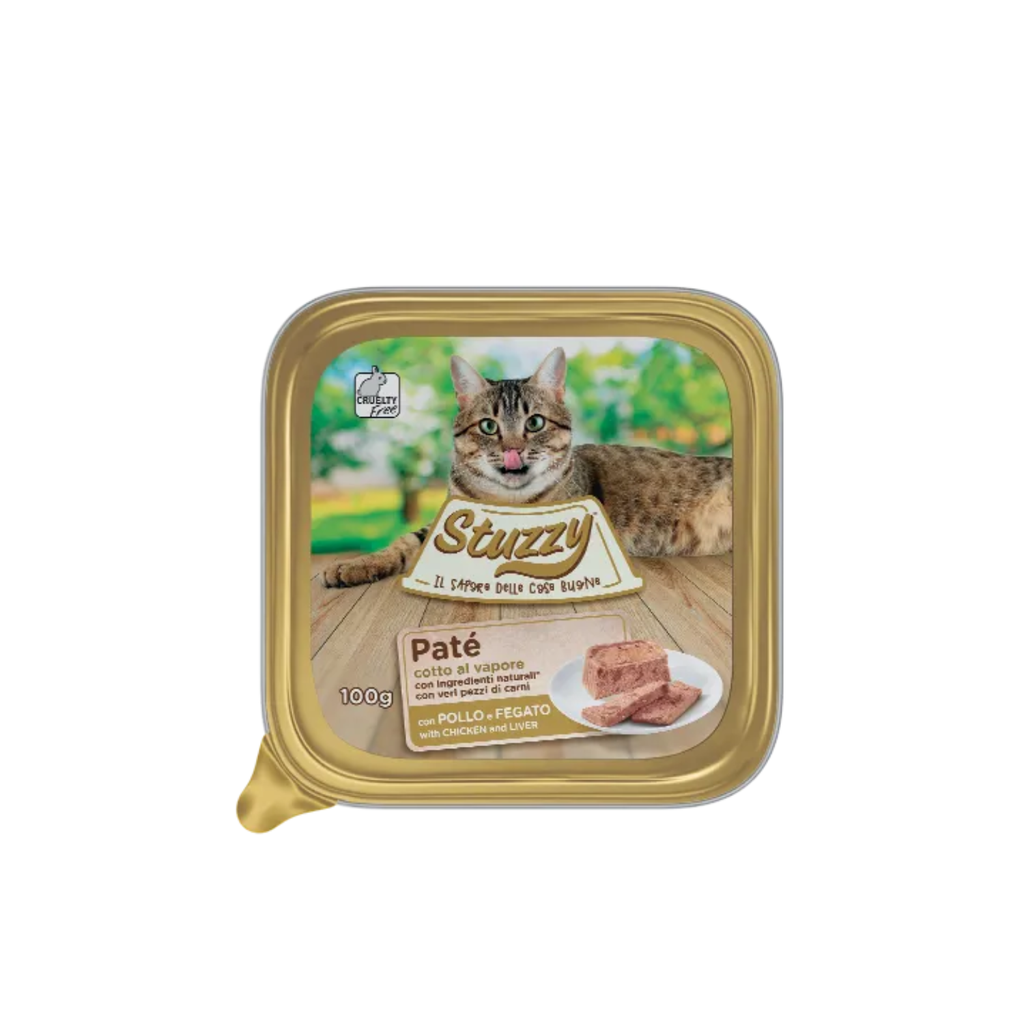 Stuzzy Cat Pate Chicken Liver for Cat 100g [Minimum Order Qty:32pcs]