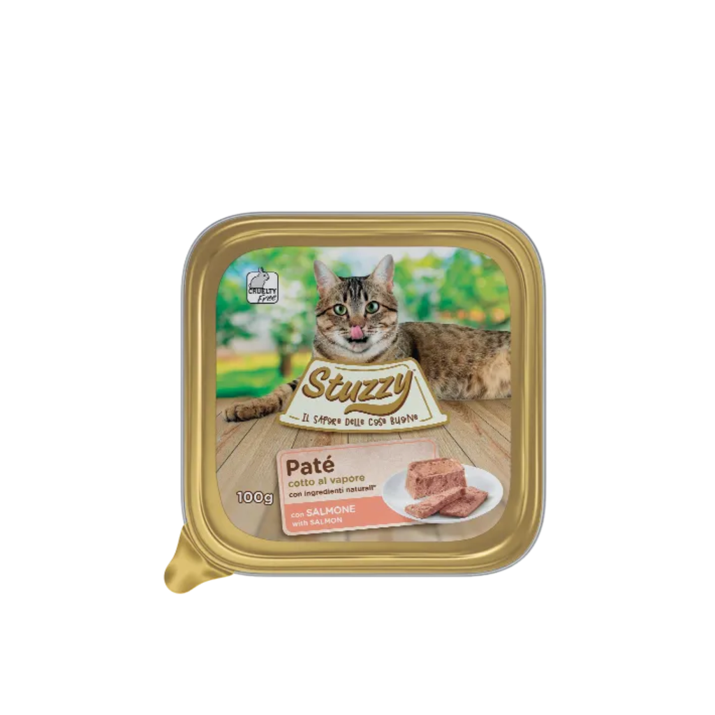 Stuzzy Cat Pate Salmon For Cat 100g [Minimum Order Qty:32pcs]