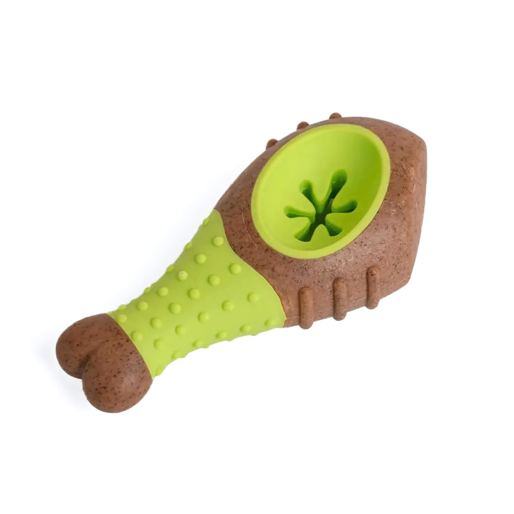 Pado Green And Gray Bone Tougher Toy (13x6.5x4cm)