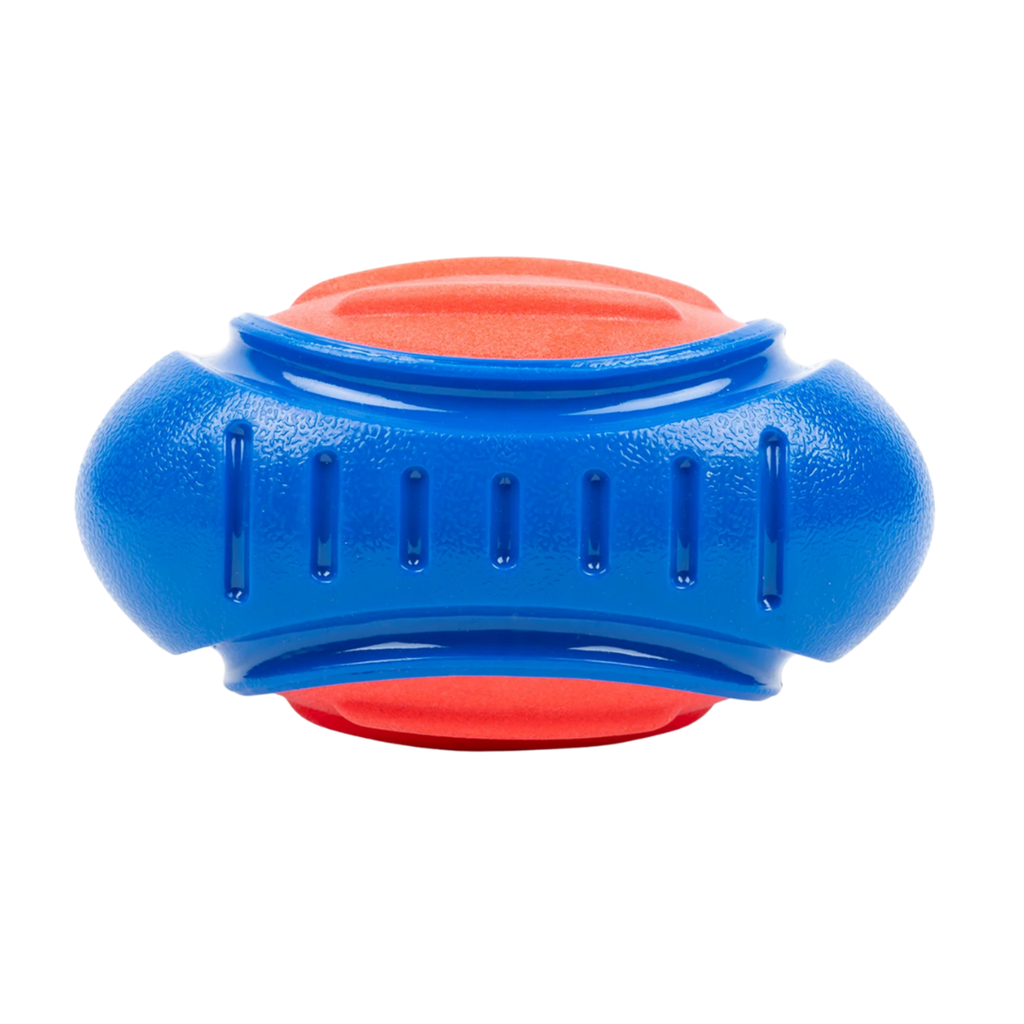 Pado Oval Blue And Red Tougher Toy (13.2x7.7x7.6cm)