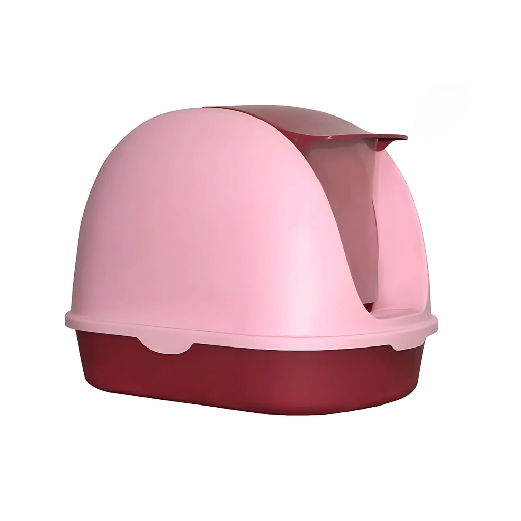Pado Portable Cat Litter Box 56*39*42cm-Pink