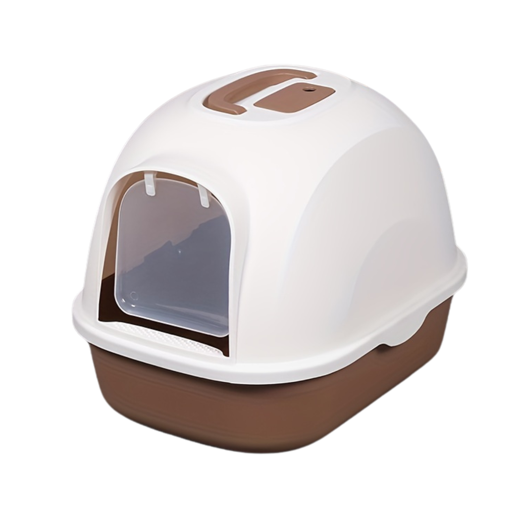 Pado Hoodie Cat Litter Box 53*41*41cm-Coffee