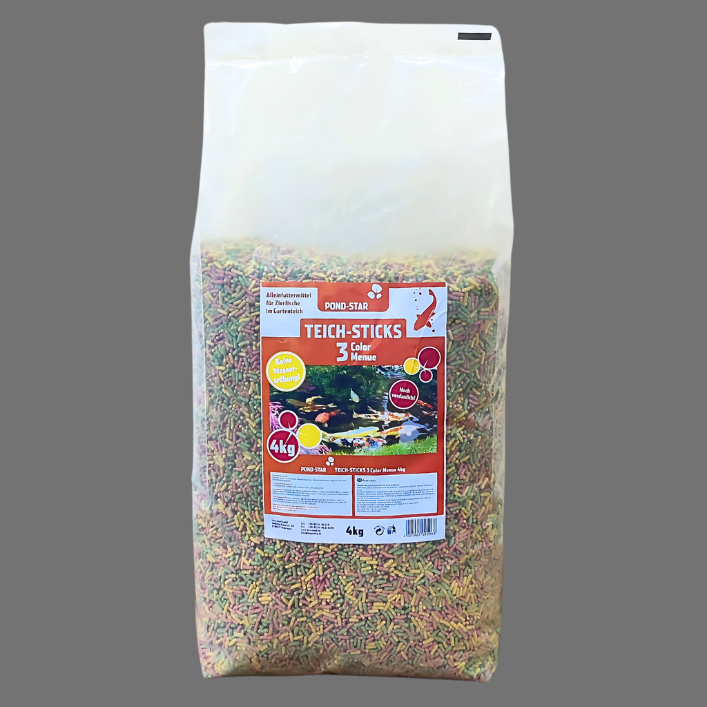 Pond Star TS3 Color Menu Pond Sticks Floating Fish Food 4kg