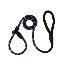 DOCO® Reflective Rope Leash W/ soft Handle Ver.7 - Slip On Collar Leash 6ft (DCROPE0057072)- Blue, Sizes - S