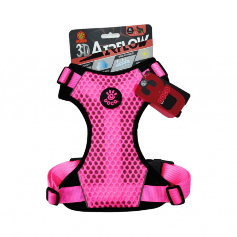 DOCO® Super Comfortable 3D Foam Harness (DCA313)-Pink, Sizes - M