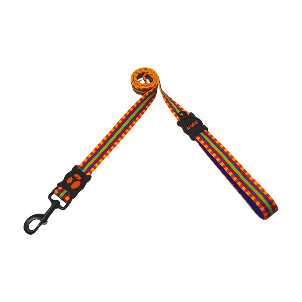 DOCO® LOCO Leash - 6ft (DCL1072)-Texture - Lime Street, Sizes - S
