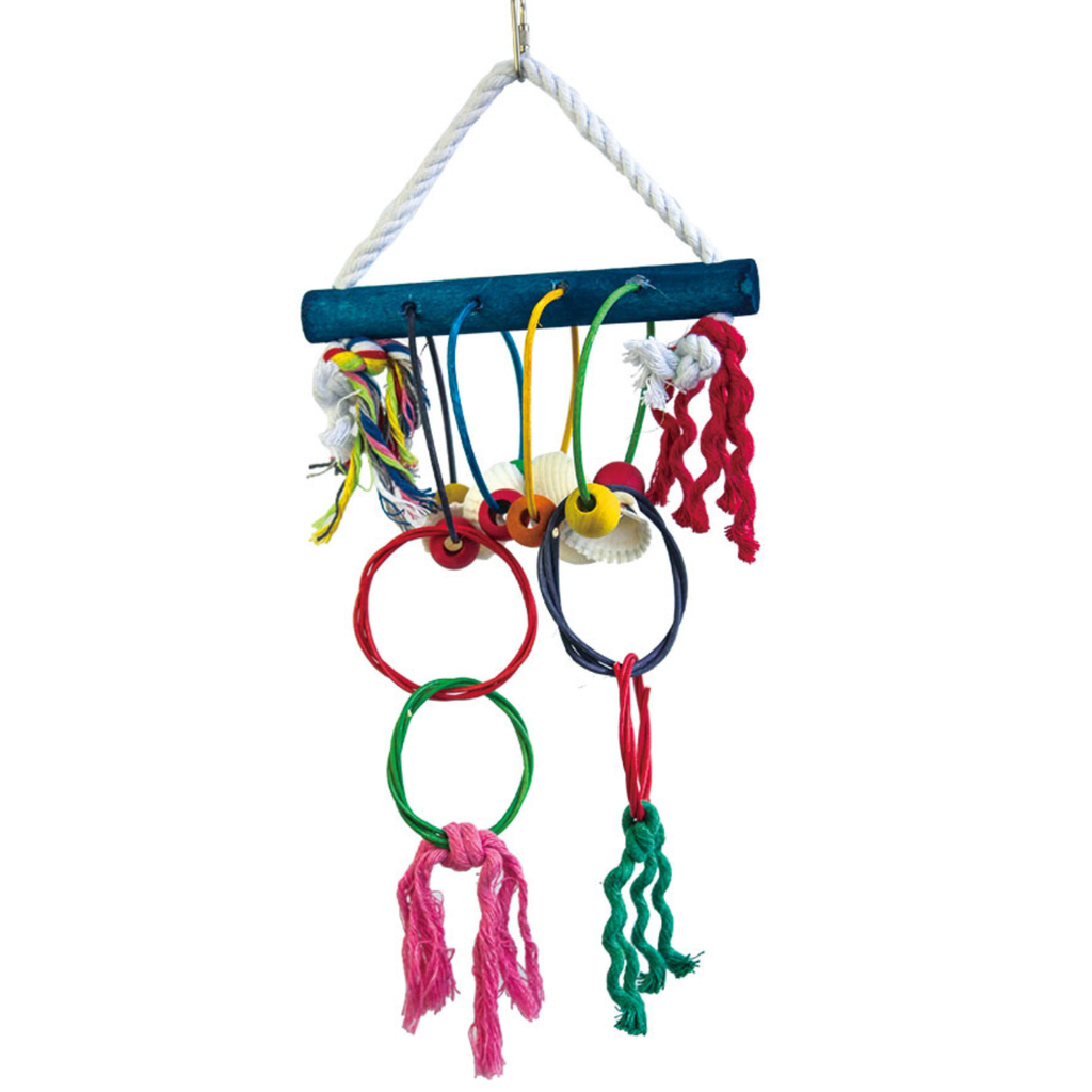 Vanpet Circle Hangers Bird Toy 35x17cm-BTLB00440
