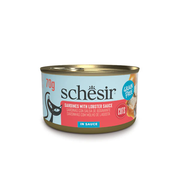Schesir Grill Wholefood Cat Can Sardines In Lobster Sauce 70g [Min Order:12pcs]