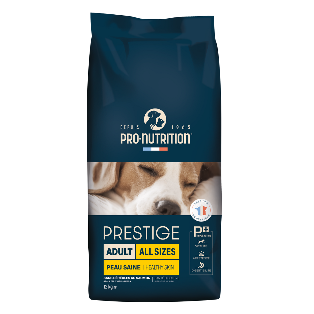 Pro nutrition Prestige Dog Adult All Size Healthy Skin Salmon 12Kg - Grain Free 