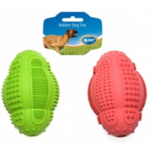 Duvo+ Rugby Ball Dog Toy 11cm Assorted