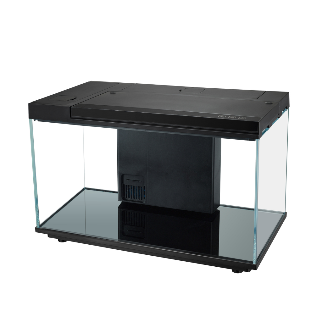 Karis Double Side Filter Stylish Aquarium Set PH-100 -[Volume:20Litre][44x24x29cm]-Black
