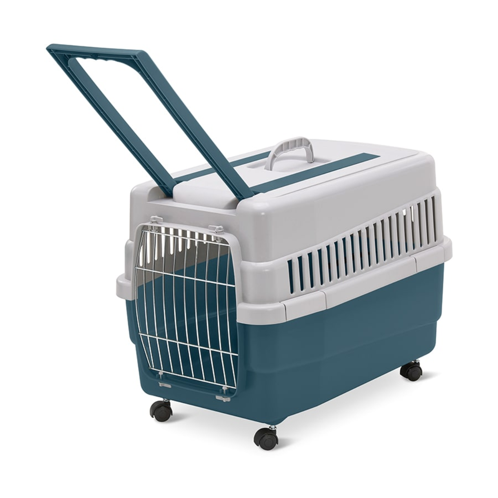 Imac KIM 60-Pet Carriers for Dogs and Cats, 60x40x45cm[Color - Blue/Grey]