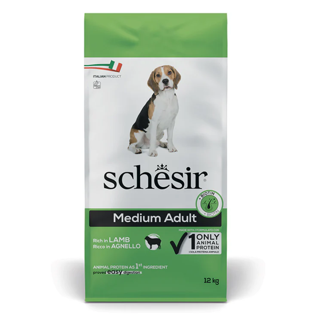 Schesir Medium Adult Maintenance with Lamb[Weight - 12kg]
