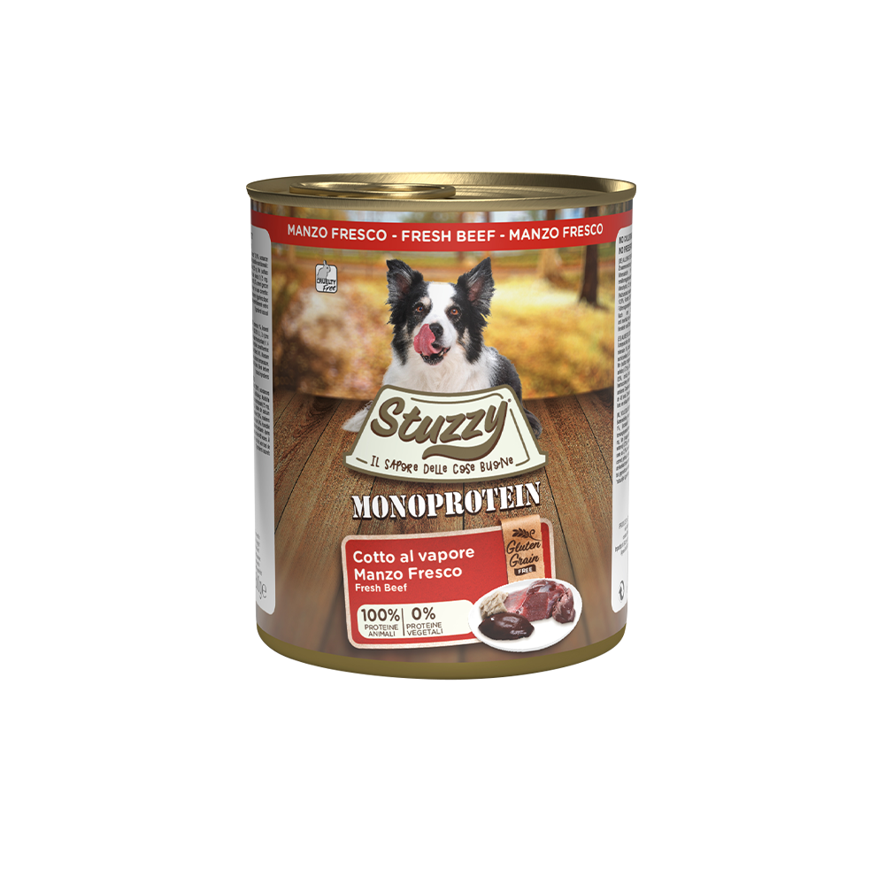 Stuzzy Dog Can Monoprotein-Beef 800g