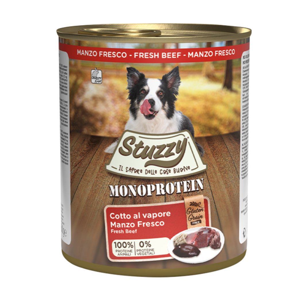 Stuzzy Dog Can Monoprotein-Beef 800g