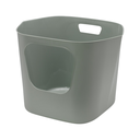 Moderna Lotus Cat Litter Box 54.4 x 43.9 x 40.5 cm-Olive Green