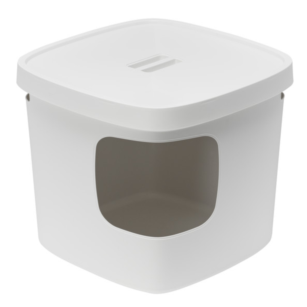 Moderna Cubana Stylish and functional corner-entry cat litter box L 49.5 x W 49.5 x H 43 cm