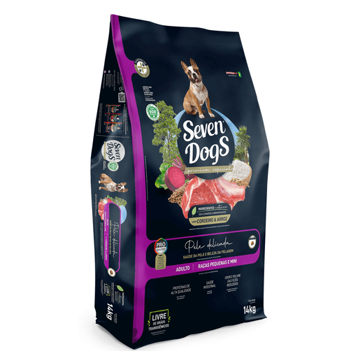 Seven Dogs Dog Food For Adult - Small & Mini Breeds-Lamb & Rice 14kg