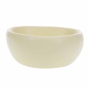 Duvo+ Feeding Bowl-Stone- Triangle bull's eye L - 480ml - 16x16x7cm yellow-green