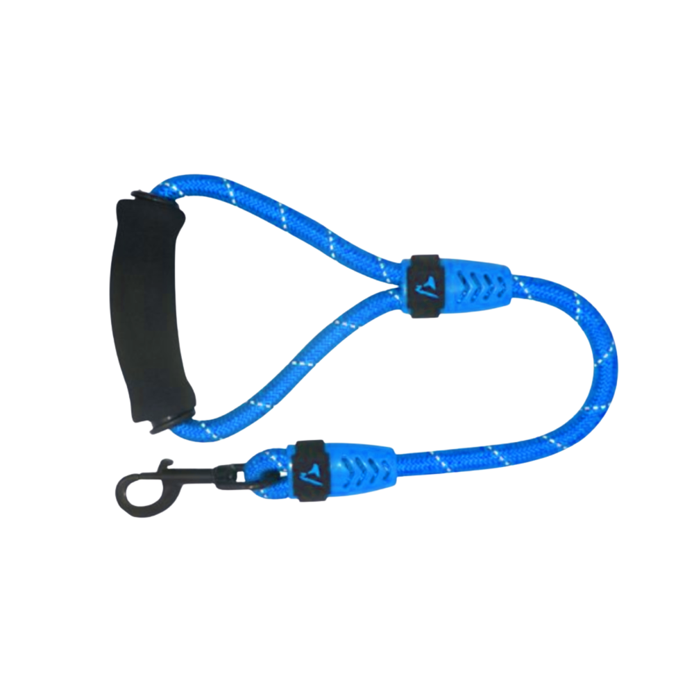 DOCO® 20" Rope Leash With ErgoCurve™ Foam Handle Ver.2 Large -Ø13mm x 50cm-Blue