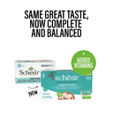 Schesir Complete & Balanced Nutrition Wet Cat Food in Jelly Can[Multi pack]- Tuna With Seabreem-(6X50g)