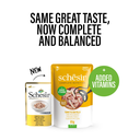 Schesir Complete & Balanced Nutrition Wet Cat Food in Jelly Pouch- Tuna With Chicken 85g [MOQ:12pcs]