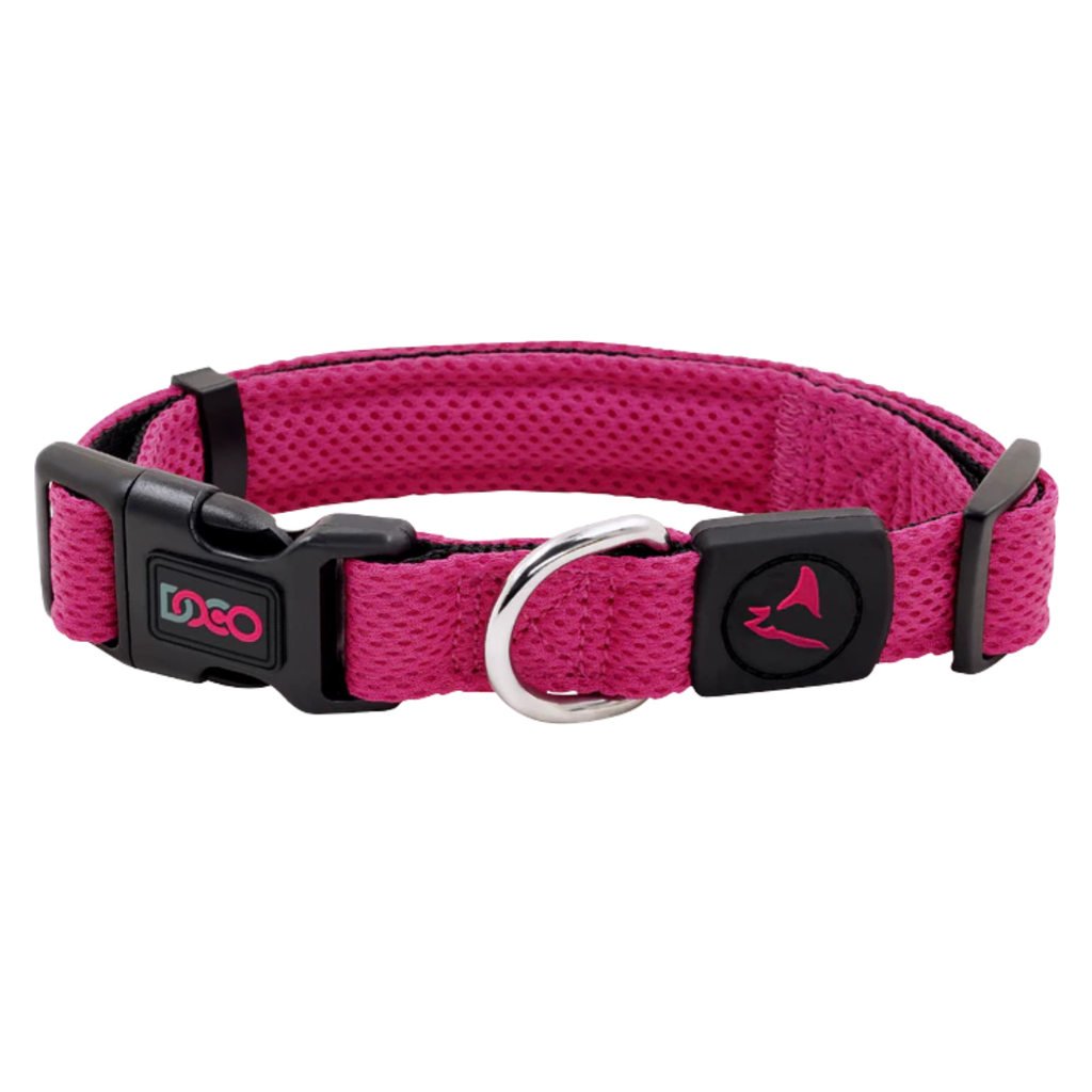 DOCO® Puffy Air Collar Large-3.2 x 45-66cm-Rasberry Pink