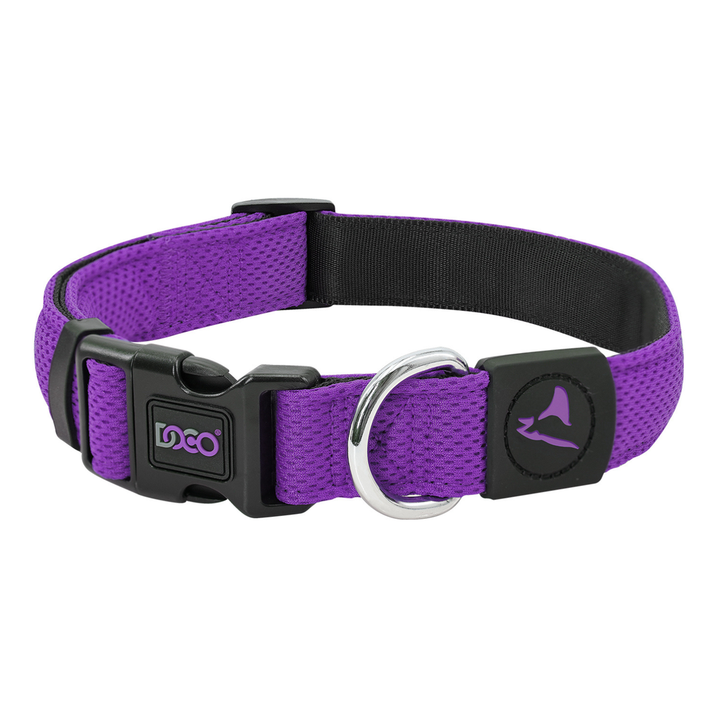 DOCO® Puffy Air Collar Medium-2.5 x 34-49cm-Amethyst