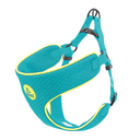 DOCO® Reflective Chest Plate Mesh Free- Walking Harness Medium-54 x 60-70cm-Turquoise