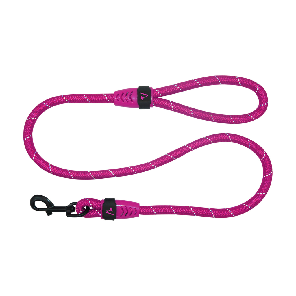DOCO® Reflective Rope Leash Ver.2 Large-Ø13mm x 180cm-Rasberry Pink