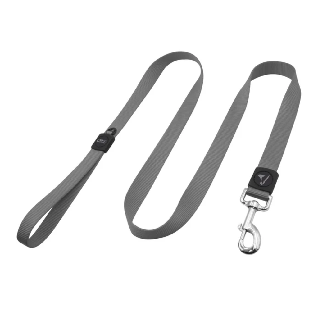 DOCO® Signature Nylon Leash - 6ft-1.0 x 180cm (XS)-Grey