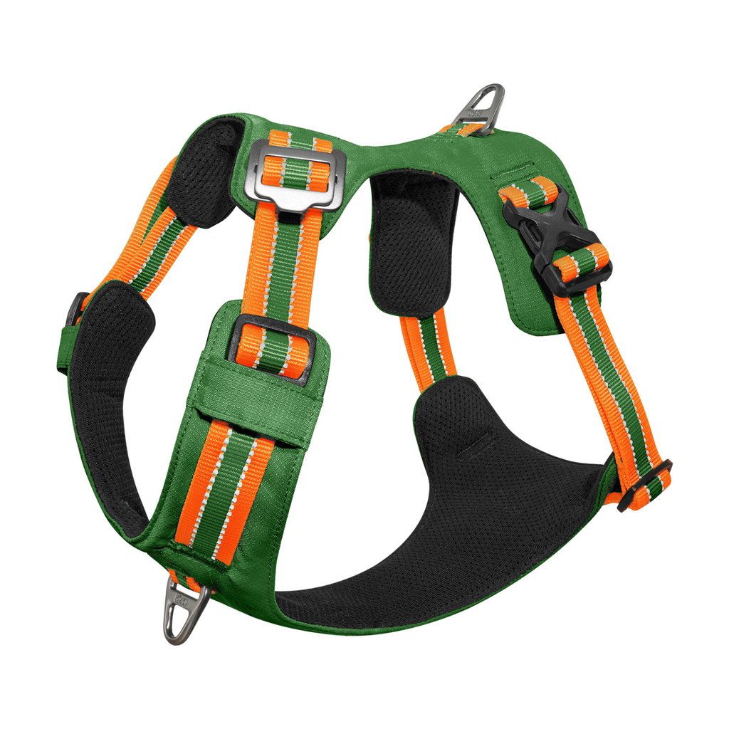 DOCO® VERTEX Reflective Ultralight Mesh Harness Medium [Neck 38-49cm;Chest 52]-Rain Forest