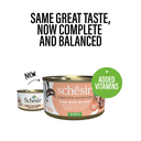 Schesir Complete & Balanced Nutrition Wet Cat Food in Jelly Can- Tuna With Salmon 85g [MOQ:12pcs]