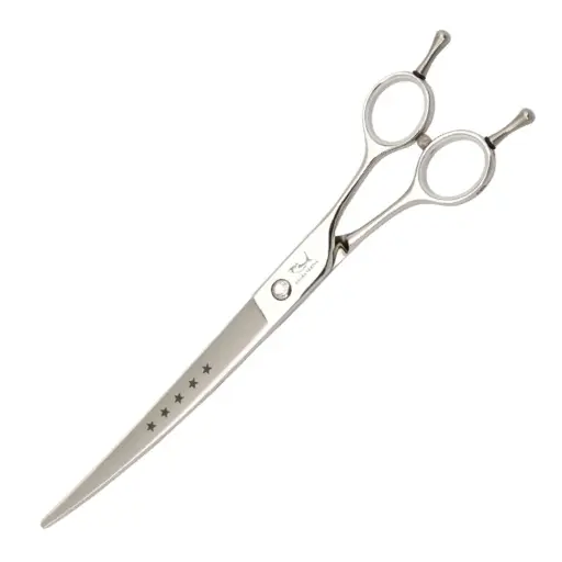 Shernbao High Quality Shark Teeth 5 Star Series Scissor 7.5", Curved