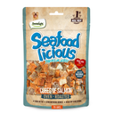 Dentalight Seafood Licious Jerky Treats For Dogs-Cube of Salmon 70g