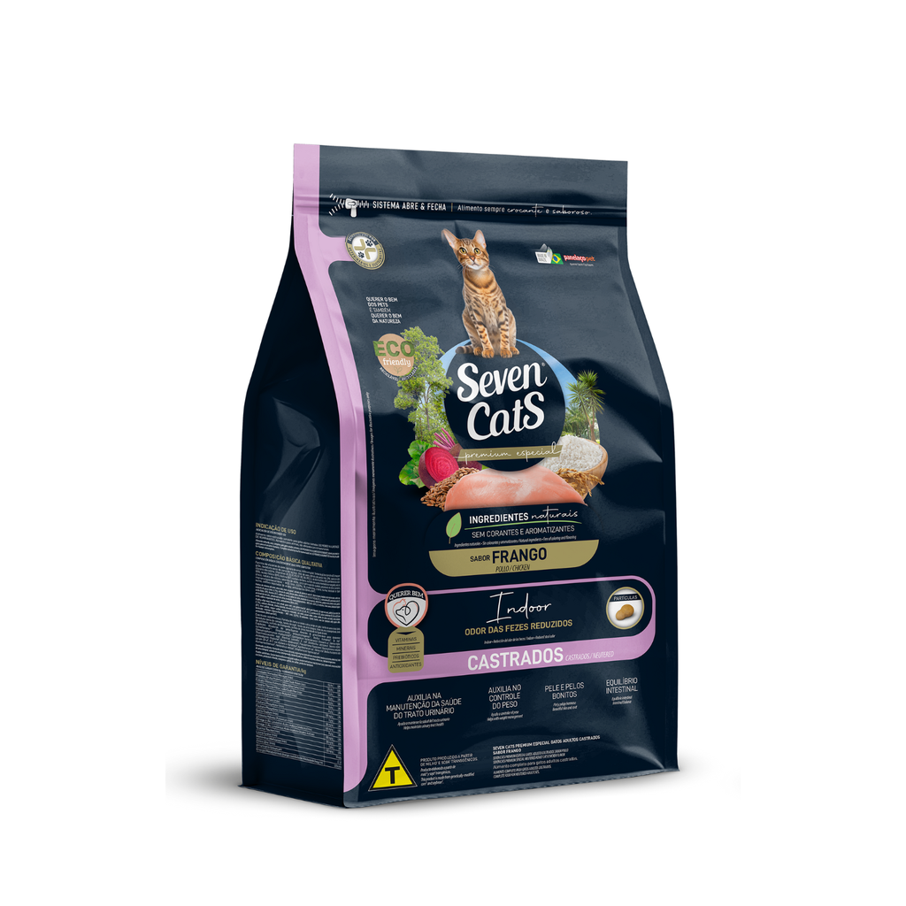 Seven Cats Cat Food For Sterilized - Chicken [Indoor] 1kg
