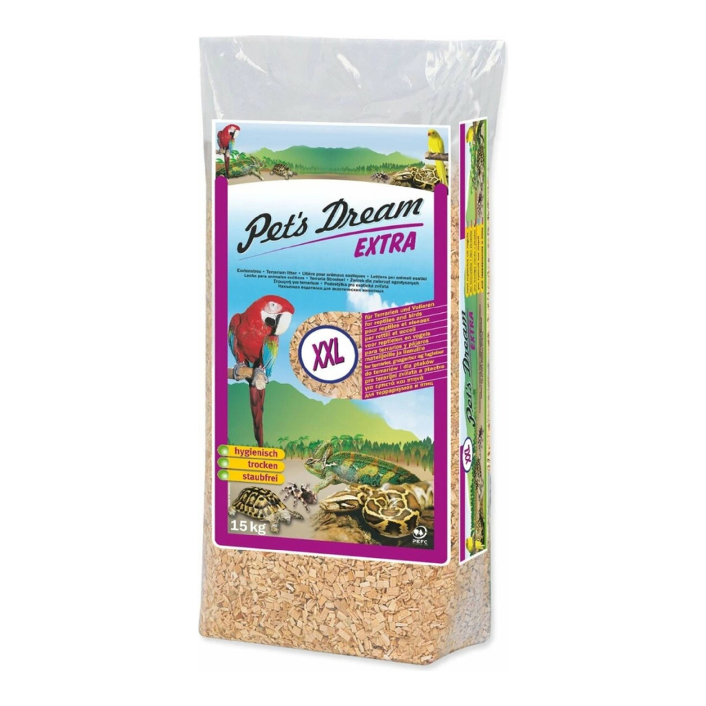 JRS Pet's Dream Extra XXL-Litter For Birds And Reptiles-15kg (40L)
