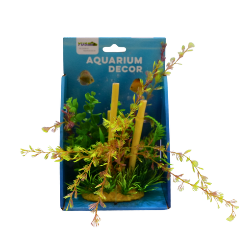 Yusee Aquarium Decorations - Artificial Plant YS-60512 [Height:20cm]
