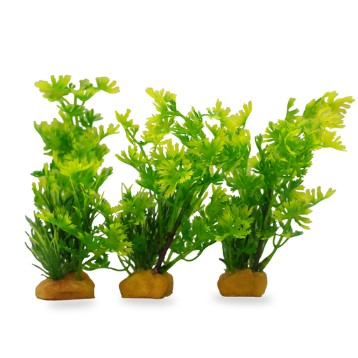 Yusee Aquarium Decorations - Artificial Plant YS-70303-4 [Height:4"]