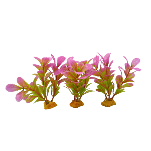 Yusee Aquarium Decorations - Artificial Plant YS-70501-4 [Height:4"]