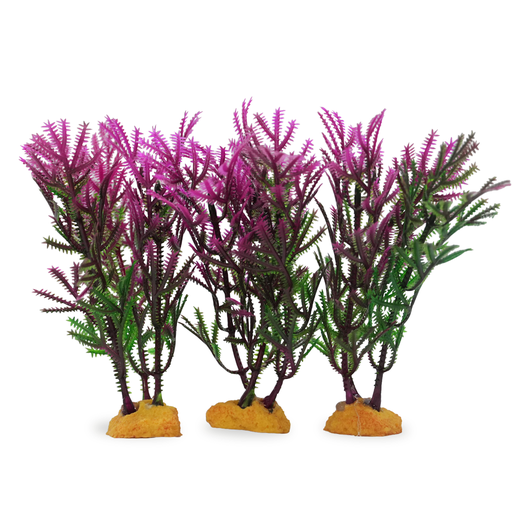 Yusee Aquarium Decorations - Artificial Plant YS-70529-4 [Height:4"]