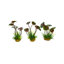 Yusee Aquarium Decorations - Artificial Plant 70601D-4 [Height:4"]