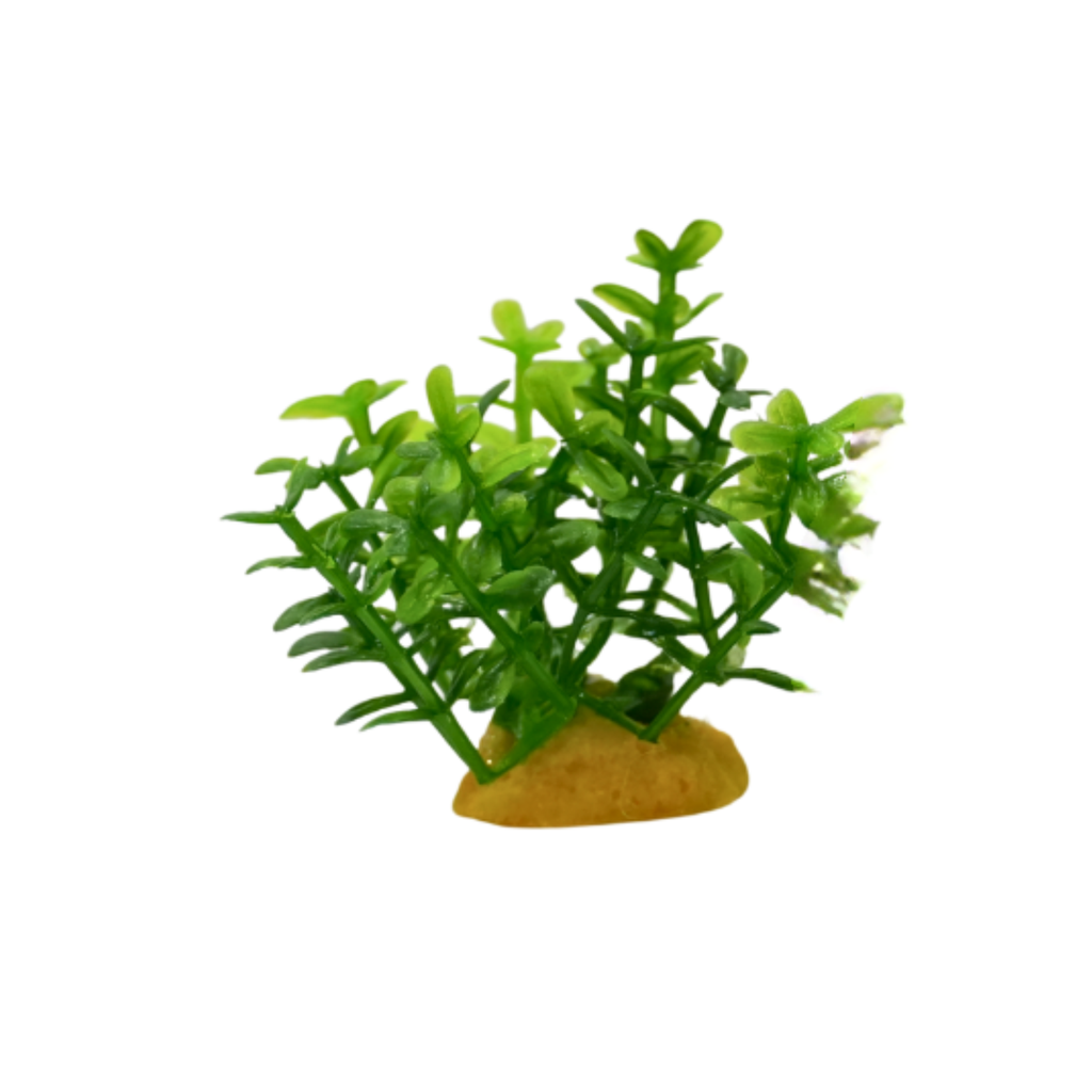 Yusee Aquarium Decorations - Artificial Plant [MOQ 4pcs] [Height:3"]