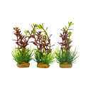 Yusee Aquarium Decorations - Artificial Plant 70610C-4 [Height:4"]