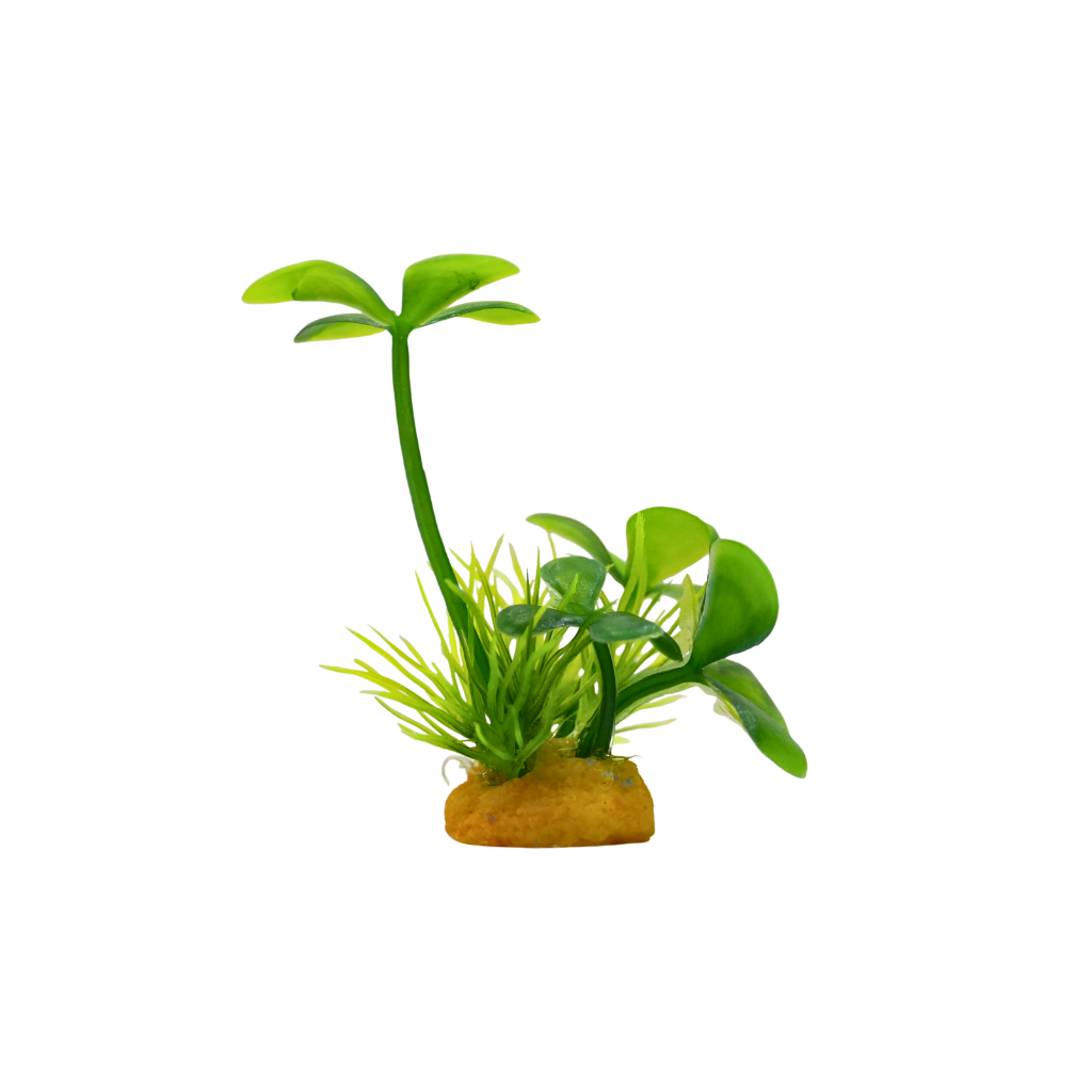 Yusee Aquarium Decorations - Artificial Plant [MOQ 4pcs] [Height:4"]