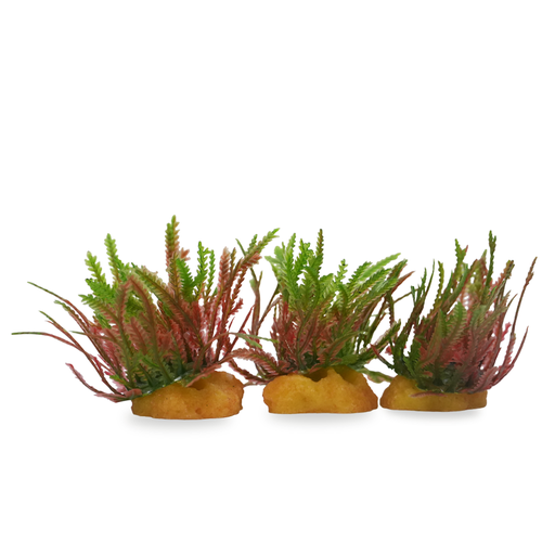 Yusee Aquarium Decorations - Artificial Plant [MOQ 4pcs] [Height:3"]