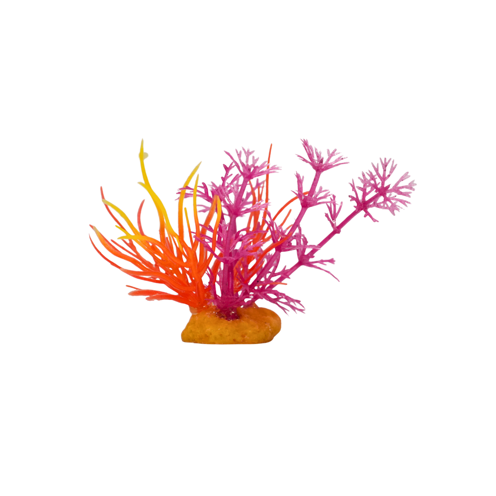 Yusee Aquarium Decorations - Artificial Plant [MOQ 4pcs] [Height:4"]