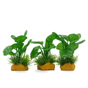 Yusee Aquarium Decorations - Artificial Plant YS-70404B-4 [Height:4"]