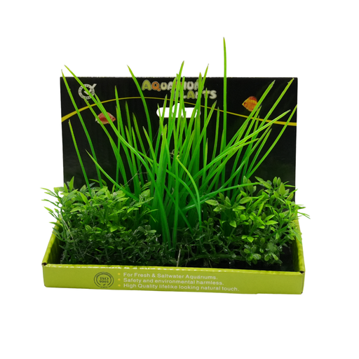 Yusee Aquarium Decorations - Artificial Plant YM-0207 [Height:15cm]