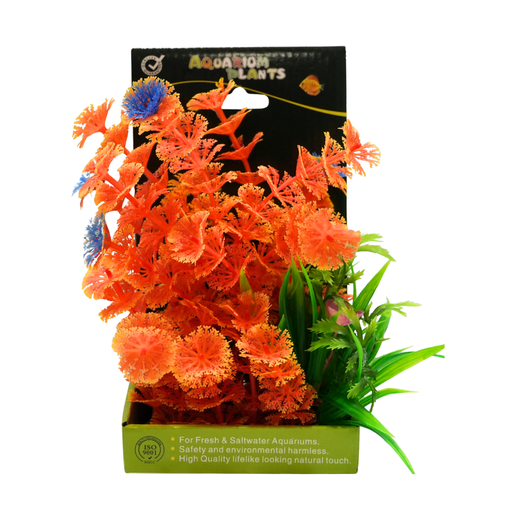 Yusee Aquarium Decorations - Artificial Plant YM-3203 [Height:22cm]